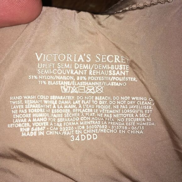 Victoria’s Secret uplift semi Demi underwire nude bra - Picture 3 of 3